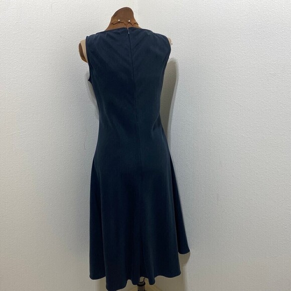 Pendleton Black Midi Dress Size 8 Petite - Picture 5 of 9